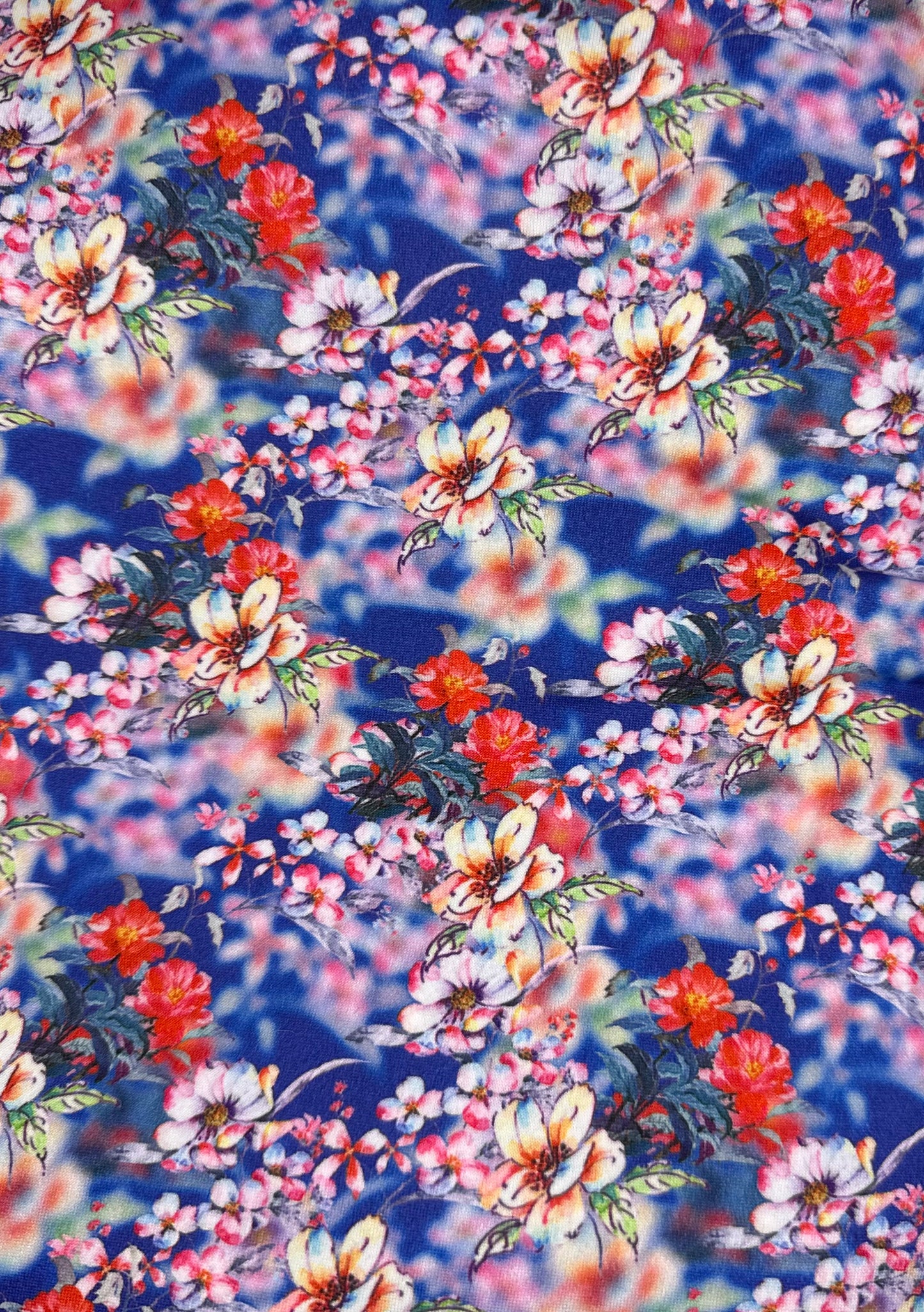 Floral Blue/Red-F2