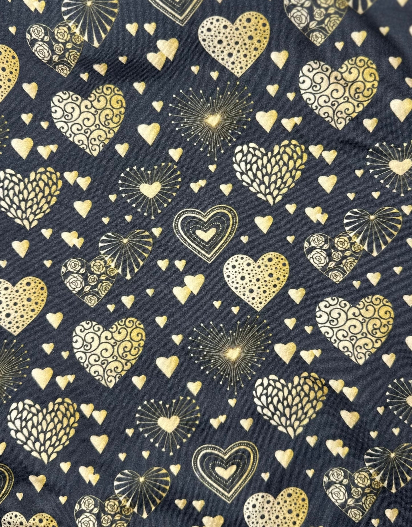 J1-Black Gold Hearts