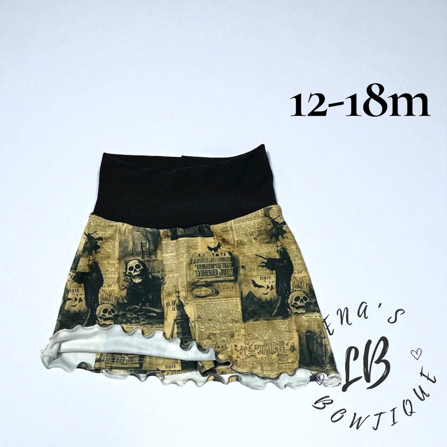 12-18m Skort-Vintage Halloween