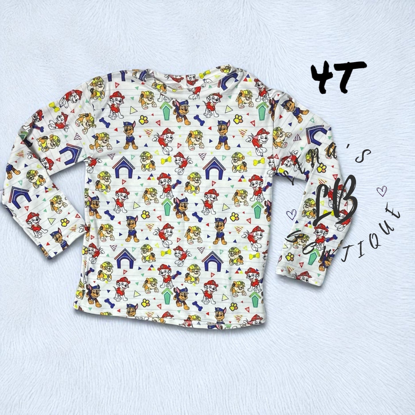 4T LS Lounge Tee - Paw Patrol