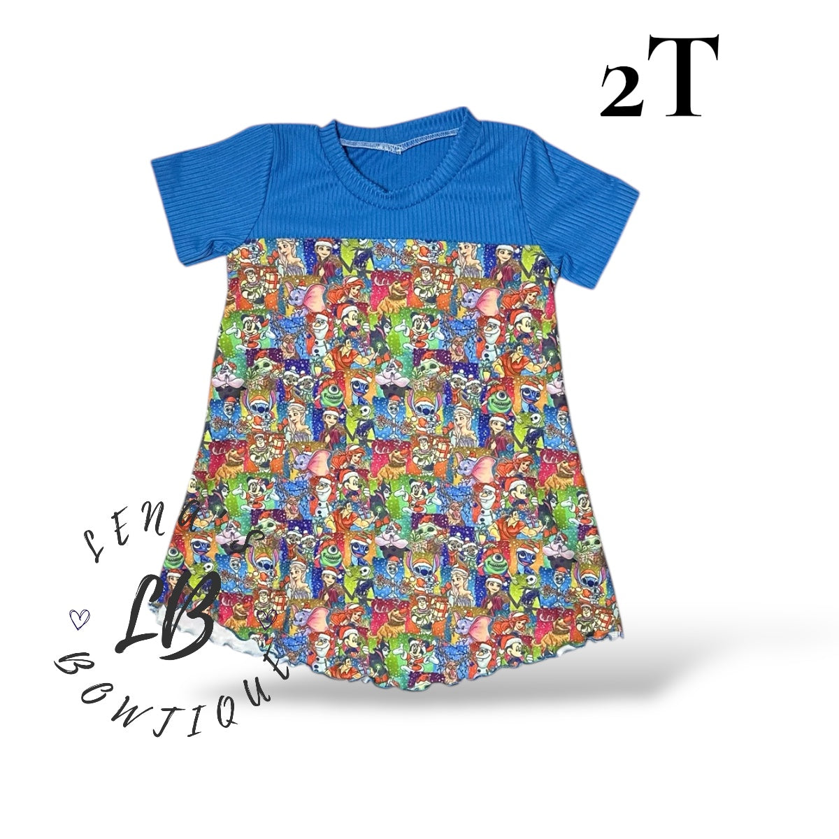 2T Dogwood Dress-Multi Christmas