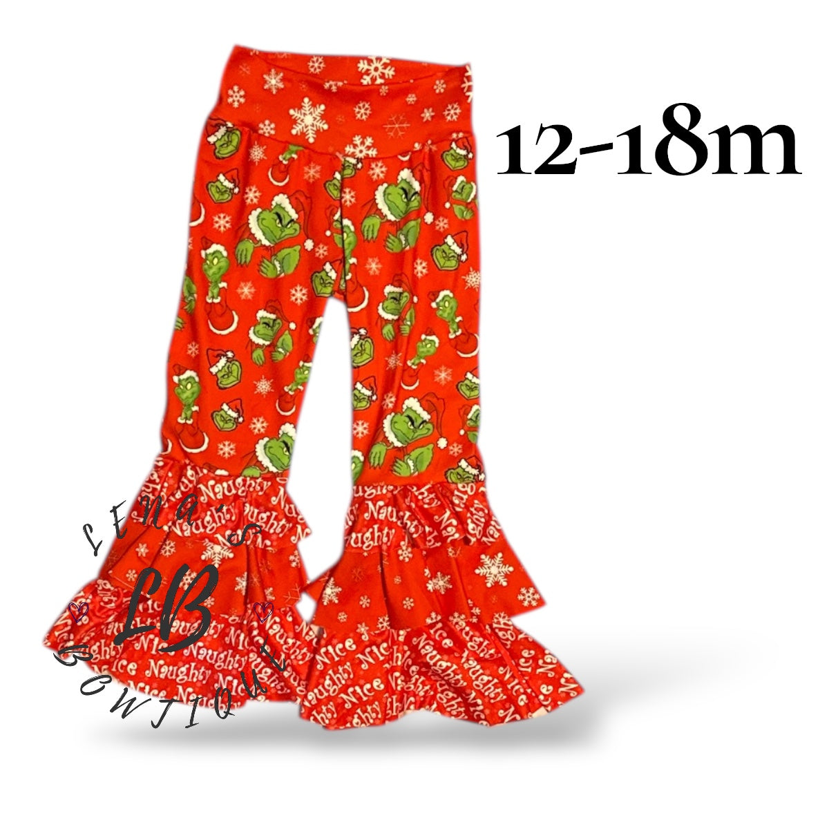 12-18m Boujee Bells-G Naughty/Nice