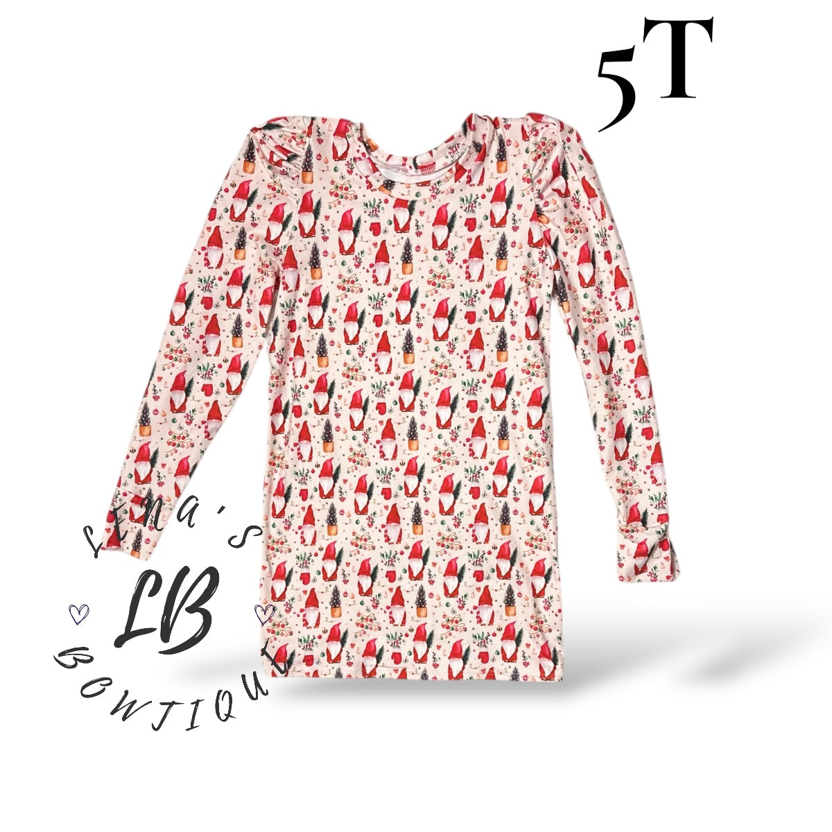 5T Blythe Dress-Red Gnome