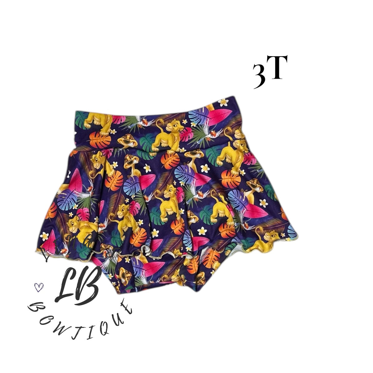 3T Skirted Bummies-Lion King