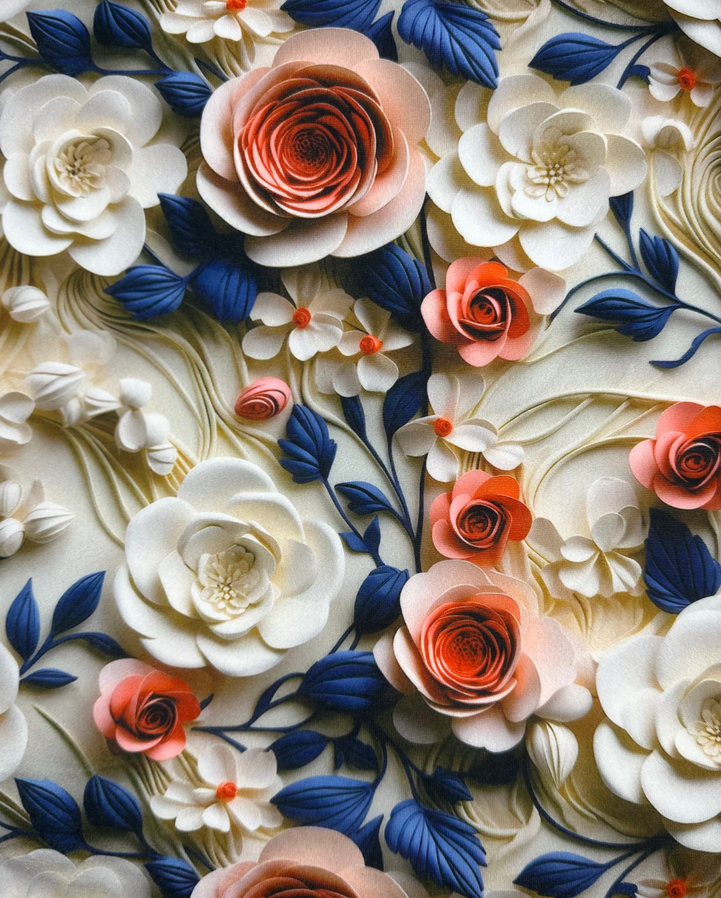 Red White & Blue Floral-F2