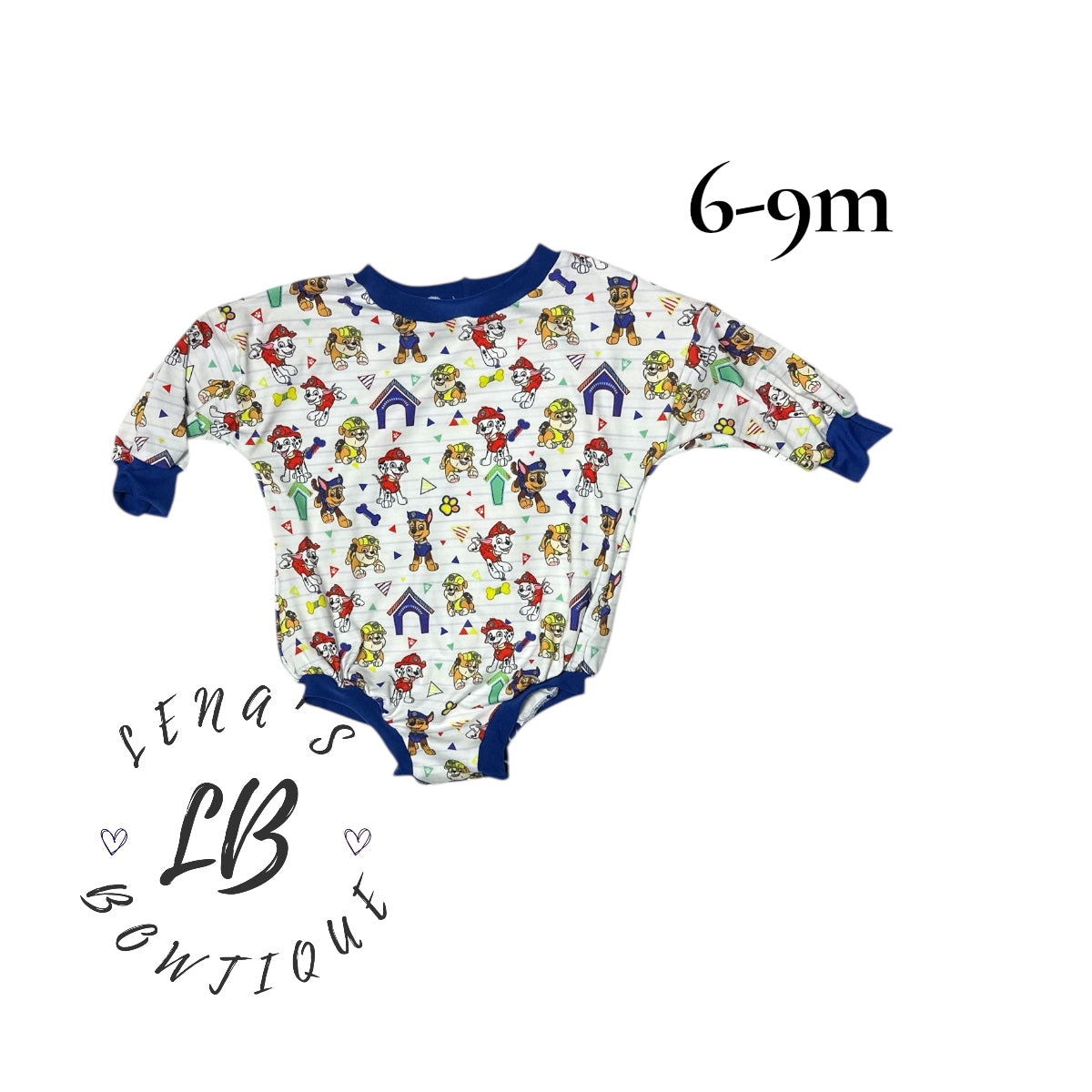 6-9m Sweater Romper-Paw Patrol