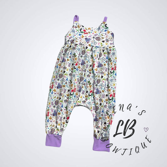 3-6m Strappy Romper-Best Day