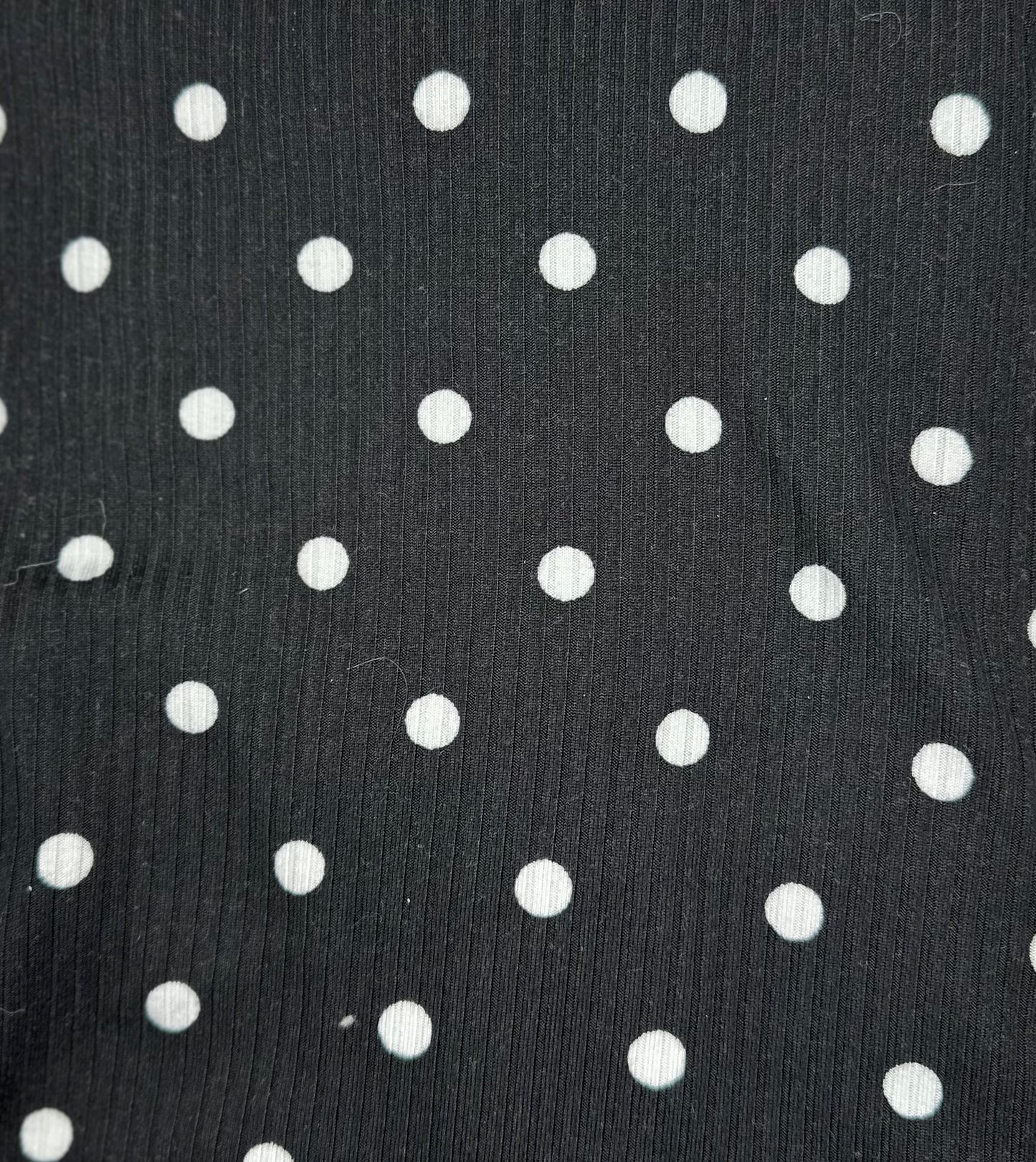 H1-Black White Dot (Rib)