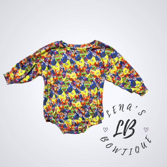 9-12m Sweater Romper-Sesame