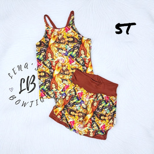 5T Brielle Athletic Set-Princess