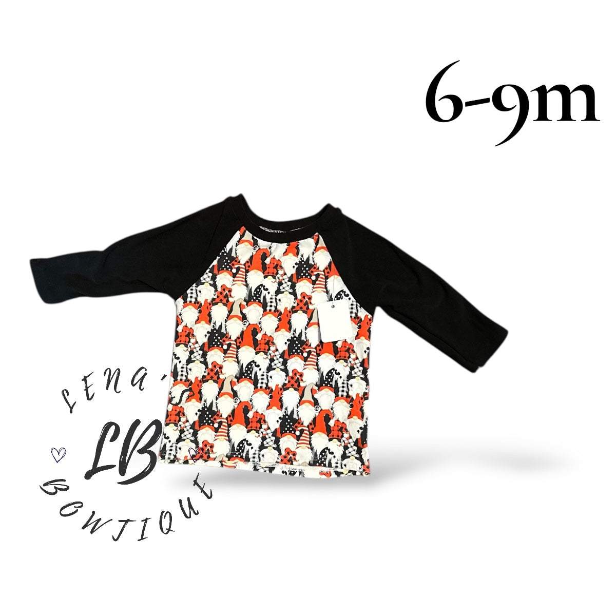 6-9m Raglan-Gnomes