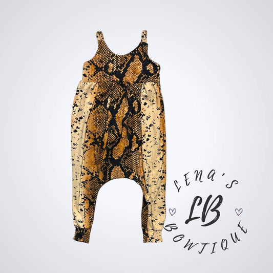 12-18m Strappy Romper-Animal