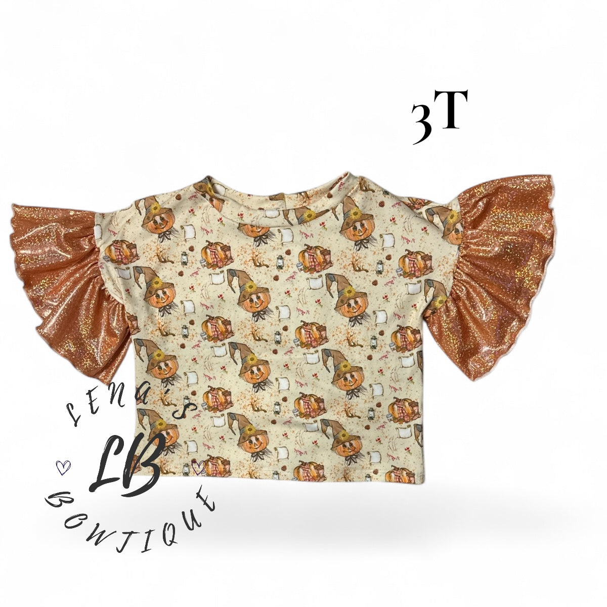 3T Ruffle Tee- Fall