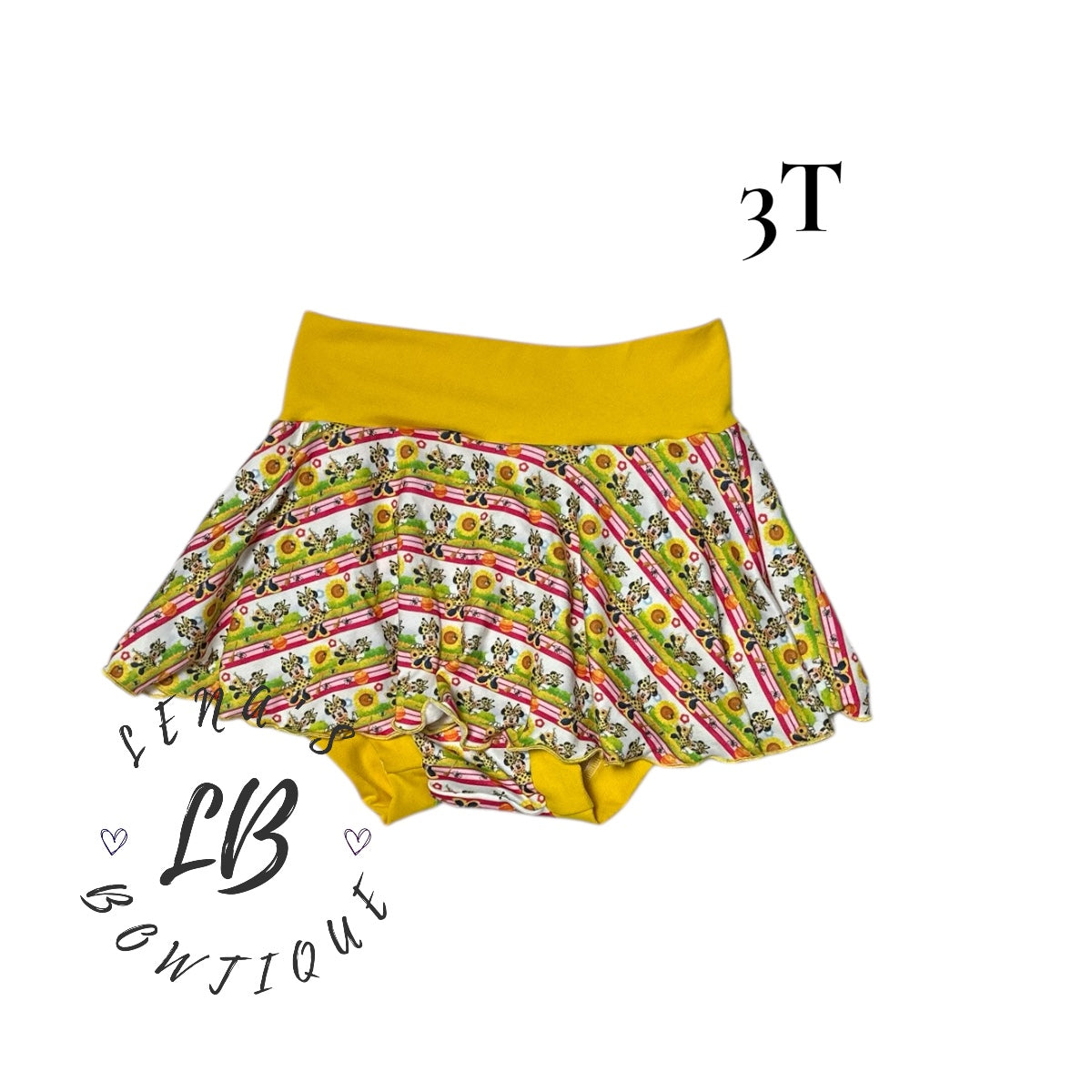 3T Skirted Bummies-Minnie