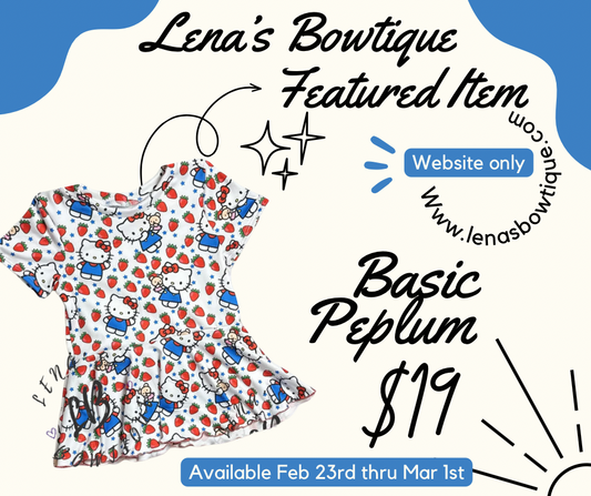 Featured Basic Peplum