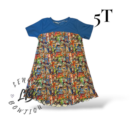 5T Dogwood Dress-Multi Christmas