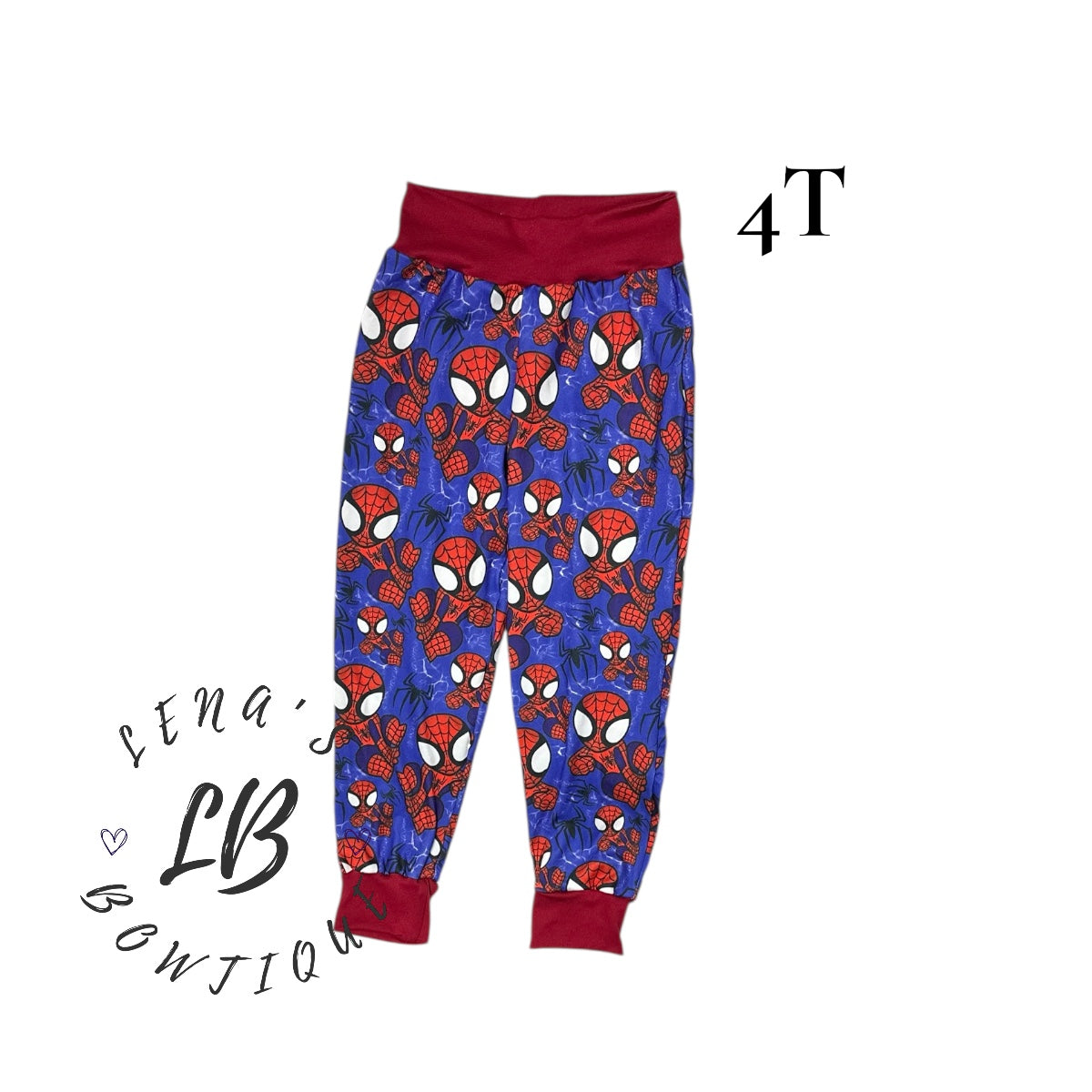 4T Joggers-Spidey