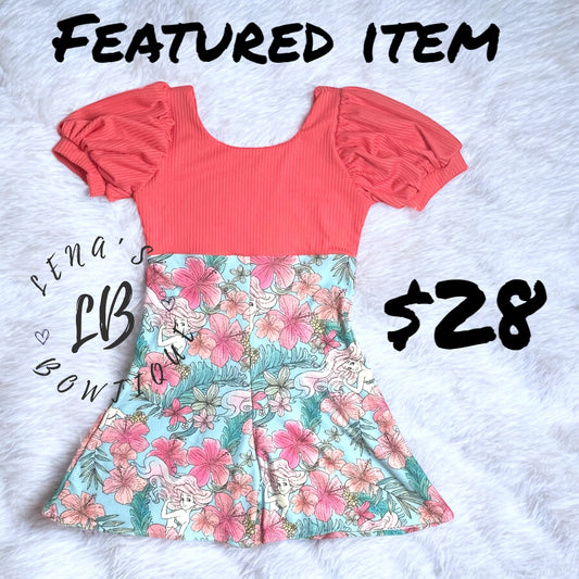 Featured Item Petal Short Romper
