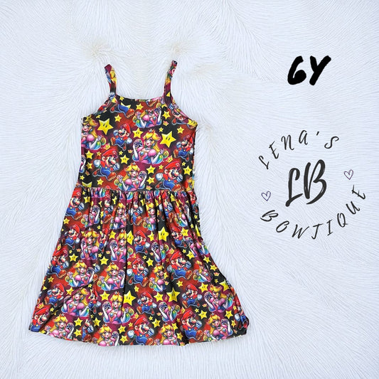 6y Cami Dress-Mario