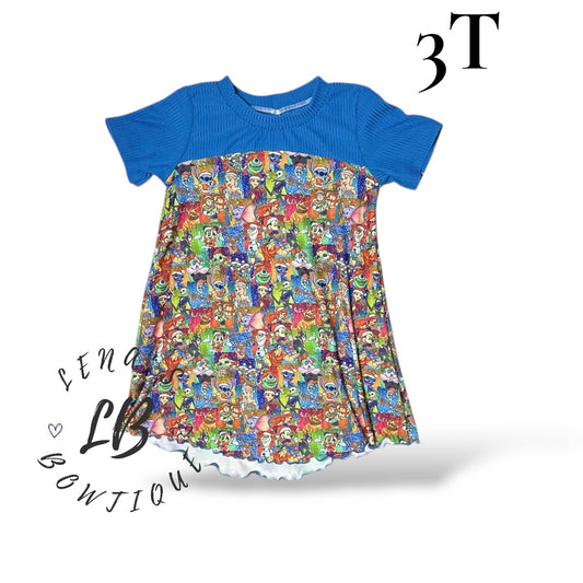 3T Dogwood Dress-Multi Christmas