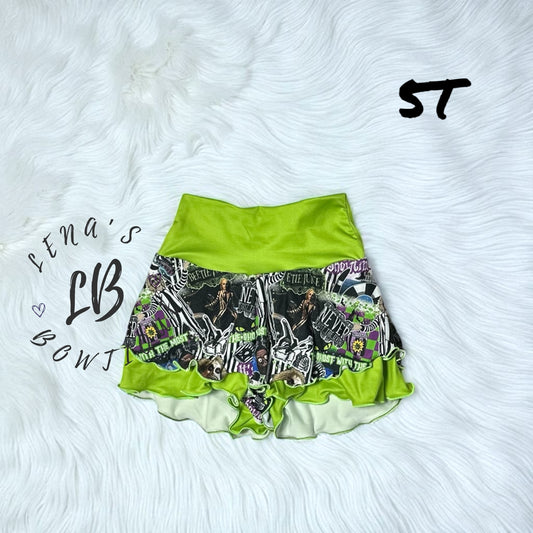 5T Butterfly Shorts-Beetlejuice